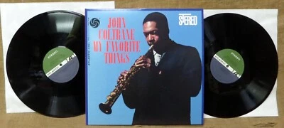 AUDIOPHILE JAZZ 180g 45rpm 2x LP: JOHN COLTRANE MY FAVORITE THINGS Green & Black - Image 1 of 4