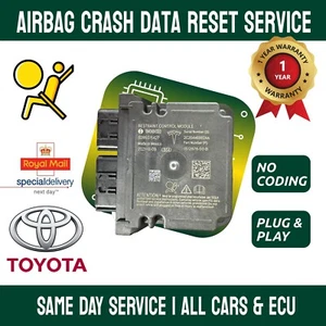 TOYOTA 89170-76370 Airbag ECU Crash Data Reset Service – SRS Module Repair - Picture 1 of 2