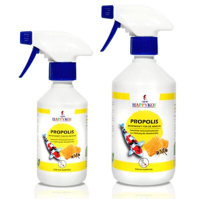HAPPYKOI® PROPOLIS Ergänzungsfuttermittel flüssig für Koi Futter - 250 ml 500 ml