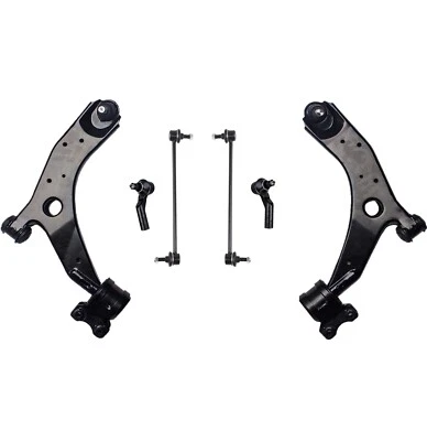 Brazos de control inferiores delanteros de 6 piezas rótulas barras estabilizadoras exteriores para Mazda 3 5 Foto 1 de 4