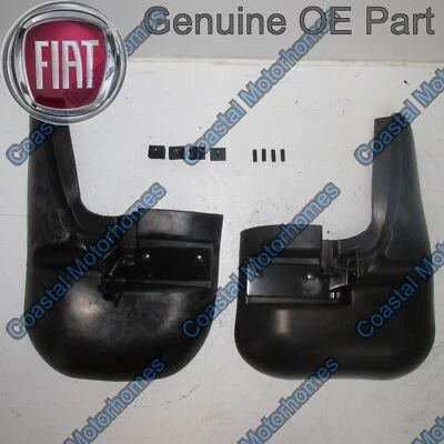 Fits Fiat Ducato Peugeot Boxer Citroen Relay Front Mud Flap Guards Kit 06-On OE - Image 1 of 4
