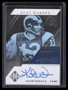 2019 Panini Majestic Royal Autographs 9 Kurt Warner Auto 10/10 - Picture 1 of 2