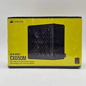 New Corsair CXM Series CX650M Semi Modular ATX Power Supply - Afbeelding 1 van 3