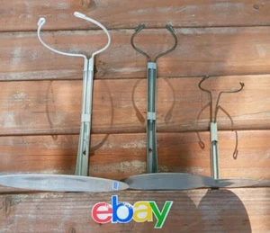 3 Pc Lot Vintage Metal Doll Stand Stands for 15" 8” 20" Kaiser Chicago GREAT - Picture 1 of 6