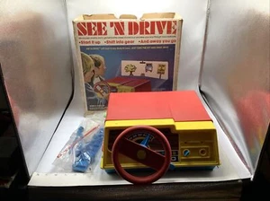 vintage UNUSED 1978 Mego SEE 'N DRIVE in box, SCARCE TOY - Picture 1 of 11
