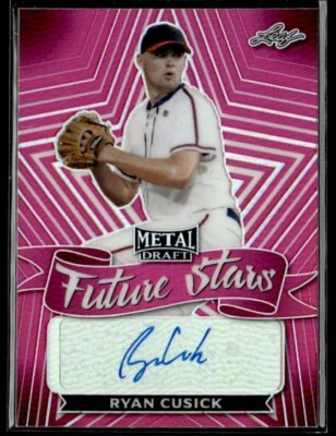 L7,050 - 2021 Leaf Metal Draft Future Stars Pink #FSRC1 Ryan Cusick /20 - Image 1 of 2