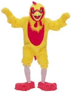 Comical Chicken Mascot Complete Adult Costume Funny Animal Bird - Picture 1 of 1