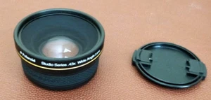 Polaroid Lens Studio Series Wide .43x  + 55mm-58mm adapter ring - Picture 1 of 15