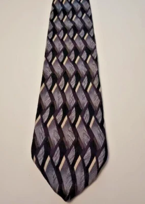 Corbata con estampado de seda J Ferrar (62" x 4") Foto 1 de 4