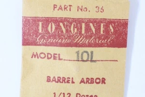 Longines 10L part 195 Arbre de barillet Barrel arbor Albero bariletto NOS - Picture 1 of 2