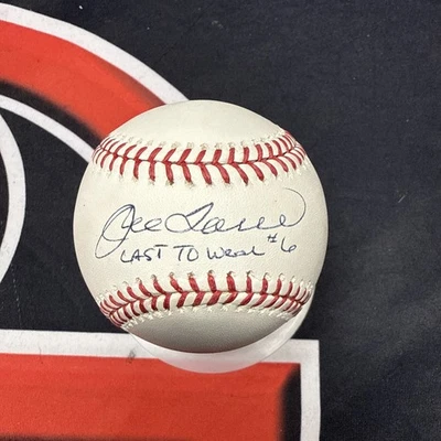 Joe Torre Autographed New York Yankees OMLB “Last to Wear #6” Inscription JSA - Image 1 of 2