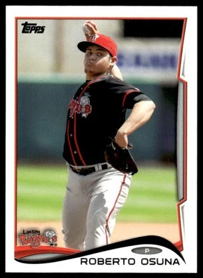 2014 Topps Pro Debut Roberto Osuna #32 Lansing Lugnuts - Image 1 of 2