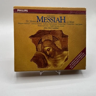 PHILIPS 411 041-2 Handel: Messiah GARDINER Blue Face 3CD Classical  1983 - Image 1 of 4