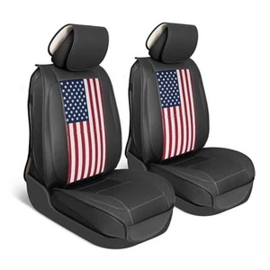 American Flag Seat Covers for Trucks, Cars, & SUV - Napa Leather US USA Flag XL - Picture 1 of 7