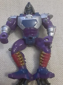 TMNT Super Dark Devil Shredder Super Turtle Figure Ninja Turtles 1995 Purple - Picture 1 of 7