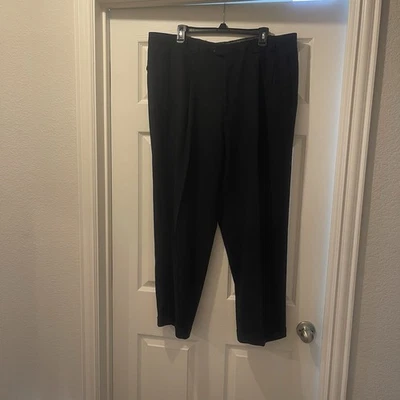 Pantalones de vestir negros para hombre Armani Collezioni L’uomo talla 40 100 % lana Foto 1 de 4