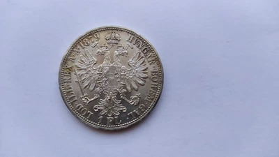 1 Florin 1879 -  Austria   Silver 900 - Image 1 of 2