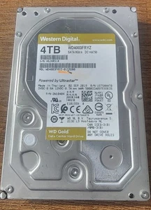 Western Digital WD6002FRYZ Gold, 4TB SATA, 3.5 inches, Hard Drive HDD - Bild 1 von 5