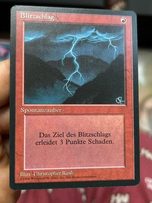 German FBB • Lightning Bolt • Pack Fresh • Mtg (1832) - Image 1 of 4