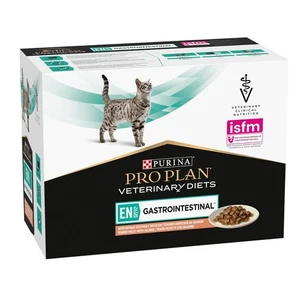 Pro Plan Vet Diet EN Gastrointestinal Wet Adult Cat Food Salmon 10x85g - Picture 1 of 4