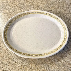 Piatto ovale vintage francescano terracotta Hacienda oro 11,5 immacolato - Foto 1 di 6