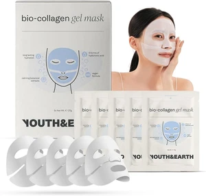Youth and Earth Bio-Collageno Maschera Viso All'Acido Ialuronico - Confezione Da - Foto 1 di 12
