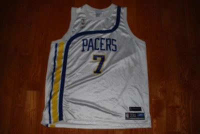 Camiseta Reebok NBA Indiana Pacers Jermaine O'Neal Hardwood Classics 1972/1973 Foto 1 de 4