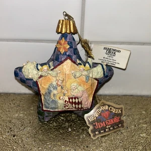 Belén Enesco Jim Shore Heartwood Creek Estrella Colgante Adorno de Navidad - Imagen 1 de 10