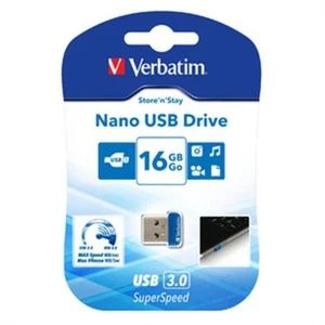 Verbatim (98709) Nano USB Drive 3.0 Store n Stay 16GB USB Speicher Stick - Bild 1 von 4