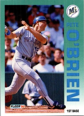 1992 Fleer #289b Pete O'Brien - Image 1 of 2