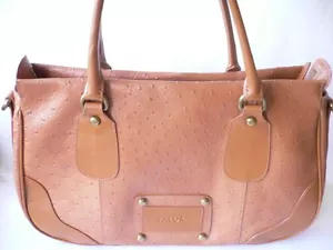 NWT Falor Leather Tote Bag Purse...Italy..luxurious! - Picture 1 of 1