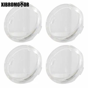 For Harley Touring Road King Glide 4PCS Turn Signal Light Clear Lens Cover Clear - Picture 1 of 10