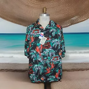NWT Reyn Spooner Men's XL 2001 Tampa Bay Superbowl Hawaiian Shirt - Picture 1 of 6