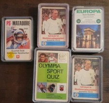 5 Vintage F.X.Schmid & Joker German Cards Sports Formula Racing Olympics Europe 