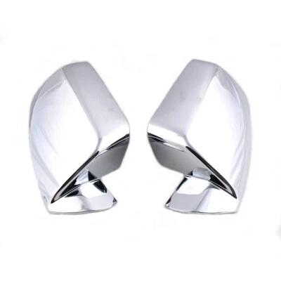 2PCS Chrome Mirror Cap Cover Set Trims Fit 2010-2017 Chevy Equinox GMC Terrain Foto 1 de 4