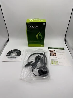 Software de reconocimiento de voz Nuance Dragon Dictate para Mac versión 3 *Caja abierta Foto 1 de 4