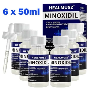 6 Pack Minoxidil 5% Extra Strength Men Hair Regrowth Treatment 6 Month Supply - Zdjęcie 1 z 18