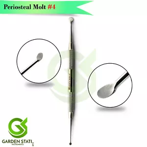 Impianto periostiale Molt 4 cucchiaio di curette punta rimozione cisti dentale Molt #4 Ascensore - Foto 1 di 2