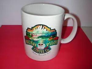 BUSH PILOT COFFEE Co. Mug Cup~Alaskan Flavor at its Finest~Airplane Aviation AK - Picture 1 of 4