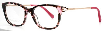 SWAROVSKI SK5350 055 Rosa Tortuga Mujer Semi Gato Anteojos 49-16-135 A Foto 1 de 4