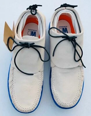 Stivali TG10 originali Taupe Royal BLU Hemera gonna mocassino/sneakers moderno retrò - Immagine 1 di 4