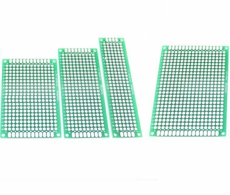 1/5PCS Double Side Prototype PCB Bread board Tinned Universal 2x8cm - 9x15cm
