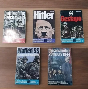 Lot of 5 Ballantine's Illustrated Battle History Of World War II Paperback Book - Imagen 1 de 3