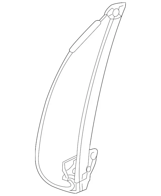 Genuine Mazda Window Regulator BBM4-59-590; Fits MAZDA 3, 2010-2013 - Image 1 of 1