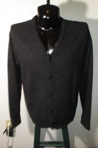 Suéter cárdigan EVERLANE gris oscuro 100 % lana para hombre talla L - Imagen 1 de 7