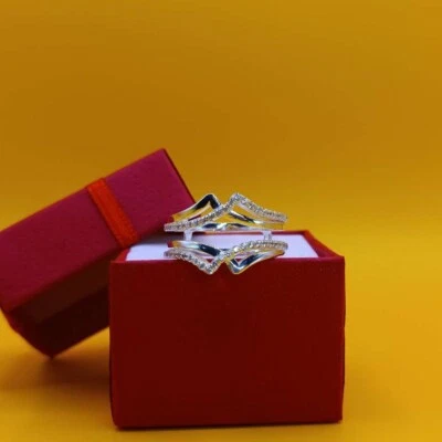 Женское кольцо с круглым белым бриллиантом 1,2 карата из белого золота 14 карат - Изображение 1 из 4