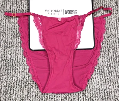 Victoria's Secret Dream Angels NWT XL Pink String Bikini Panty Adjustable - Image 1 of 4
