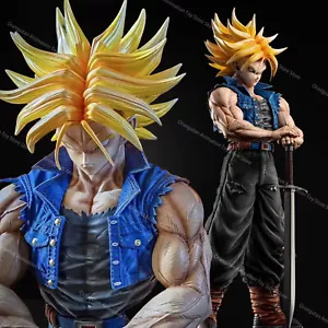 Anime Dragon Ball Z 25CM Trunks Figure Future Trunks Action Figures Pvc Figurine - Foto 1 di 11