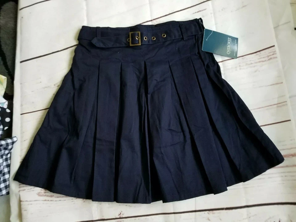 Uniforme Escolar Scooter Skort Niña 14 Azul Marino Cherokee Oculto Confort Corto Foto 1 de 3