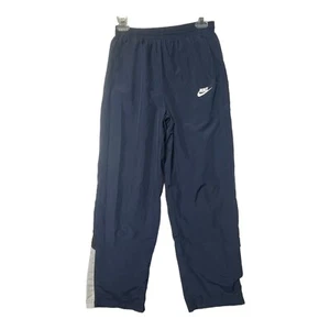 NIKE Youth XL Track Pants Blue Sweatpants Windbreaker Joggers Drawstring Lined - Picture 1 of 15
